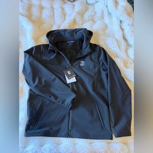 Creighton Bluejays embroidered Mizzen+Main Black Windbreaker Jacket